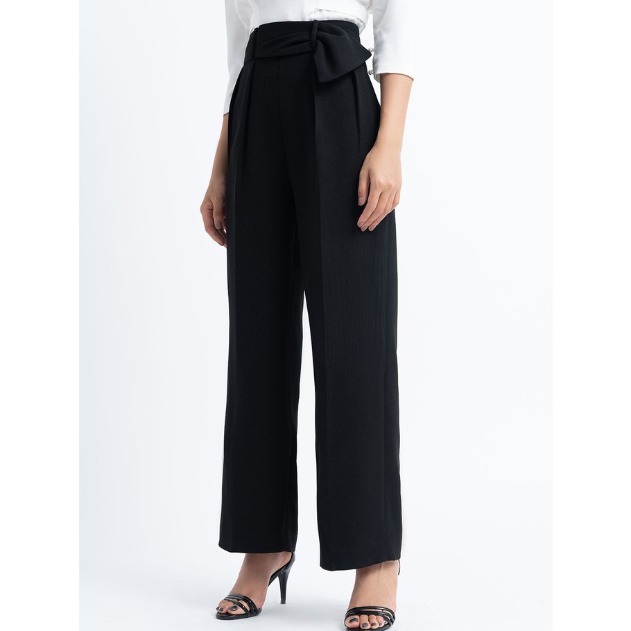 Quần dài suông cạp lệch QAA0957 20AGAIN | BigBuy360 - bigbuy360.vn