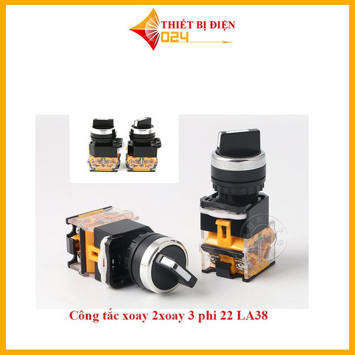 Công Tắc Xoay 2 vị trí , 3 vị trí 220V  giữ trạng thái ( loại tốt )