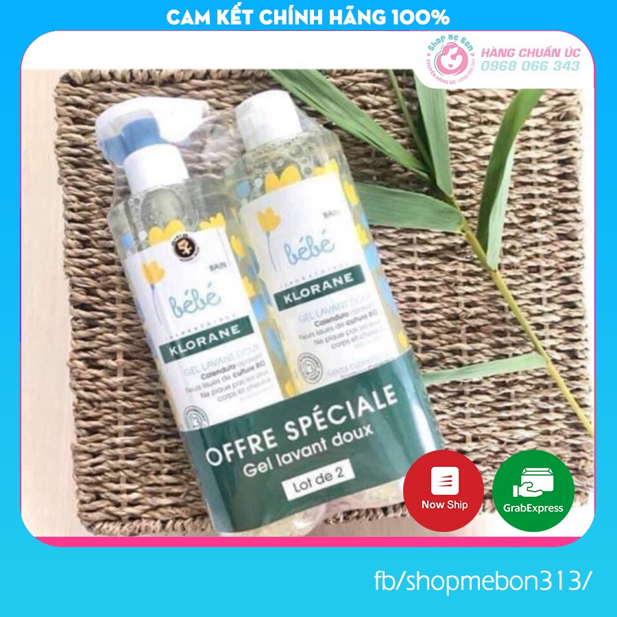 [CHUẨN AIR] Sữa Tắm Gội KLORANE BÉBÉ 2in1