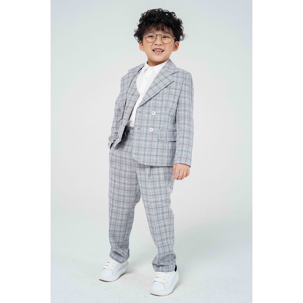 Bộ Vest kẻ bé trai SIXDO