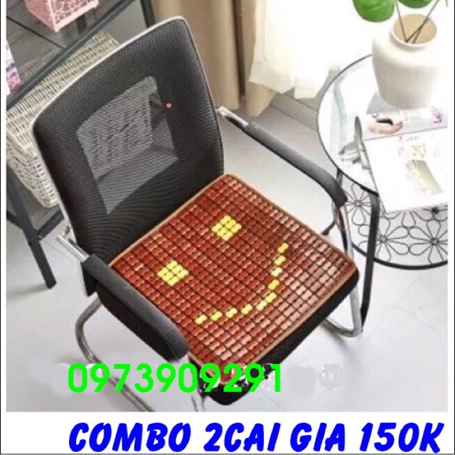 Combo 4 chiếu trúc trải ghế văn phòng cho mát kt 40 x 40 cm.