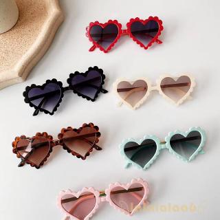 Kính Mát Hình Trái Tim Chống Tia Uv Tiện Dụng Cho Bé