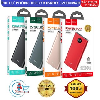 Pin Sạc Dự Phòng Hoco B16 Max 12000mah Màn hình LCD - Lõi Polymer