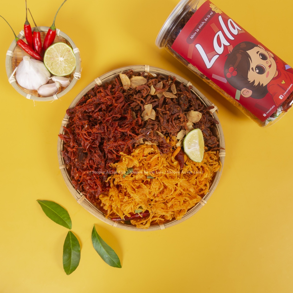Khô mix 3 vị: khô gà, khô bò, khô heo - Ăn vặt Lala - Đồ Ăn Vặt Ngon Hà Nội - Nhìn là thích, ăn là mê | BigBuy360 - bigbuy360.vn