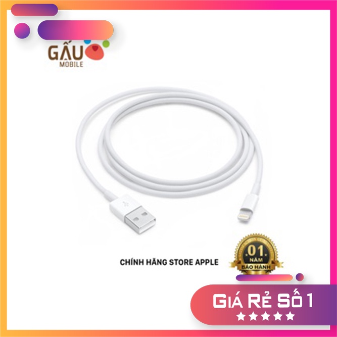 [Chính Hãng] Cáp Apple Lightning to USB Cable chính hãng (2m)