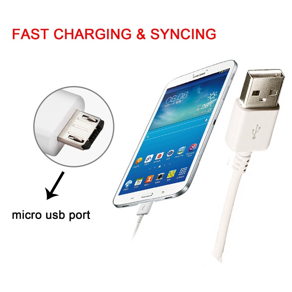 Cáp Sạc Nhanh micro usb 1.2M 2A Cho SAMSUNG Galaxy S6 S7 Edge Note 4 5 J4 J6 J5 A3 A5 A7