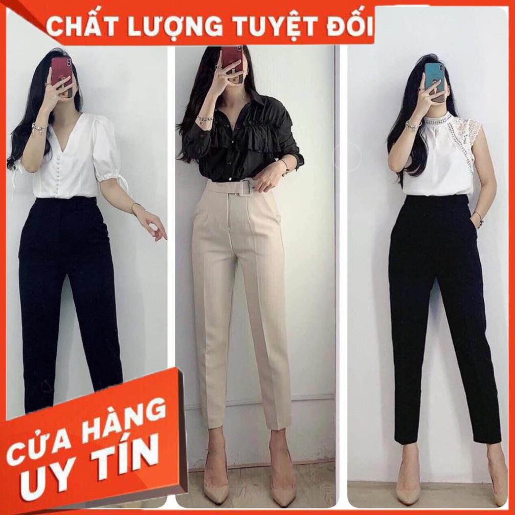 QUẦN BAGGY ĐAI CHỮ NHẬT BỌC VIỀN SIÊU ĐẸP