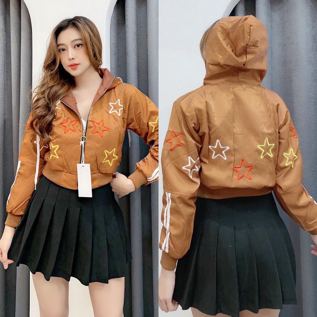 [NGÔI SAO] Áo khoác thời trang Quảng Châu Mẫu Mới Style Cá Tính Unisex form chuẩn Hàng Xuất Khẩu