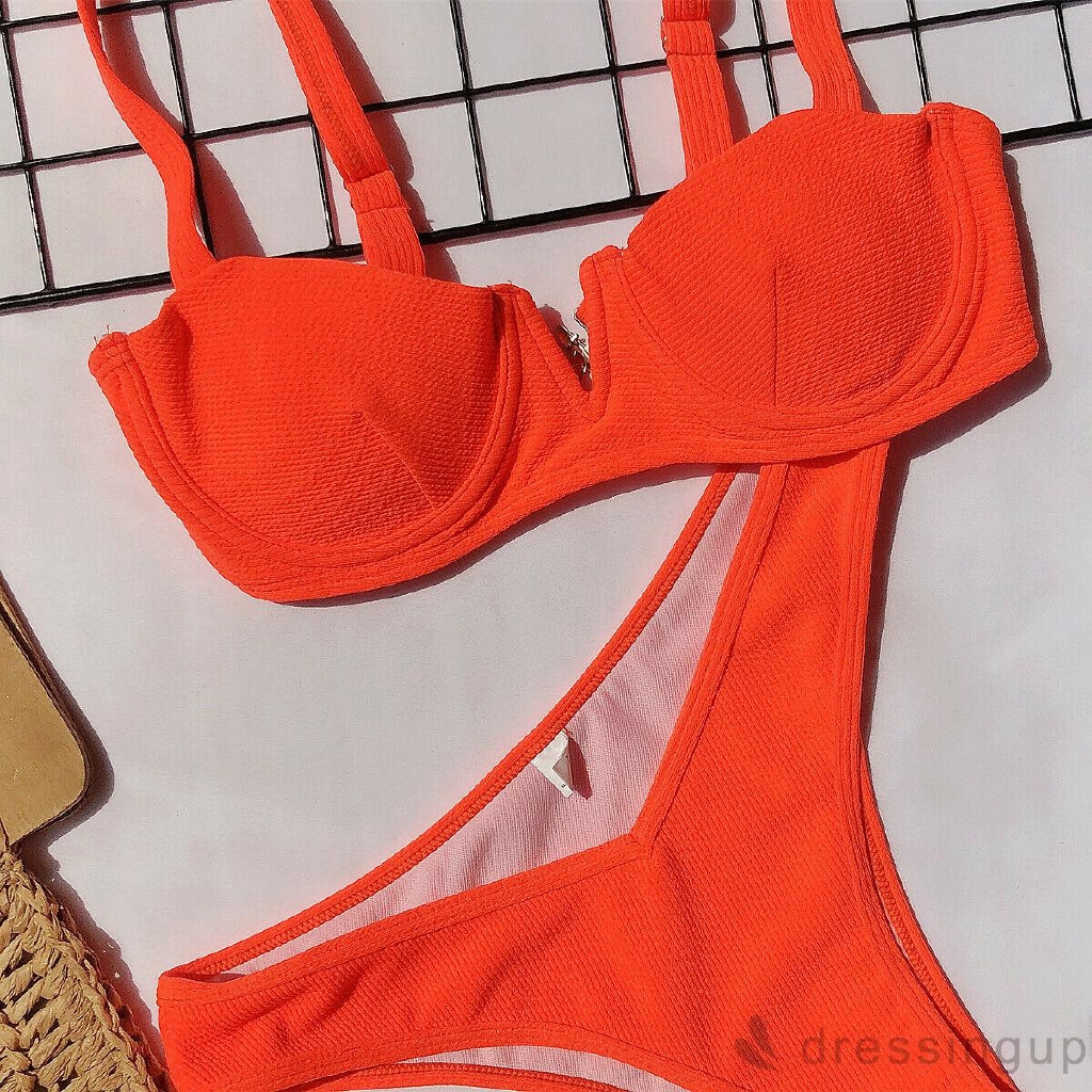 DRESSINGUP-Women Push-up Padded Bandage Bikini Set