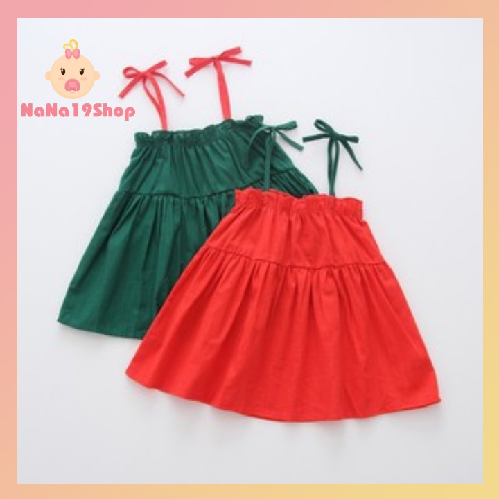 Quần Áo Trẻ Em, Váy Đẹp Giá Rẻ, Đồ Đệp Cho Bé Gái, Đầm Cho Bé Gái, Váy Cho Bé, Đầm Bé Gái Thắt Nơ 2 Dây VAY09