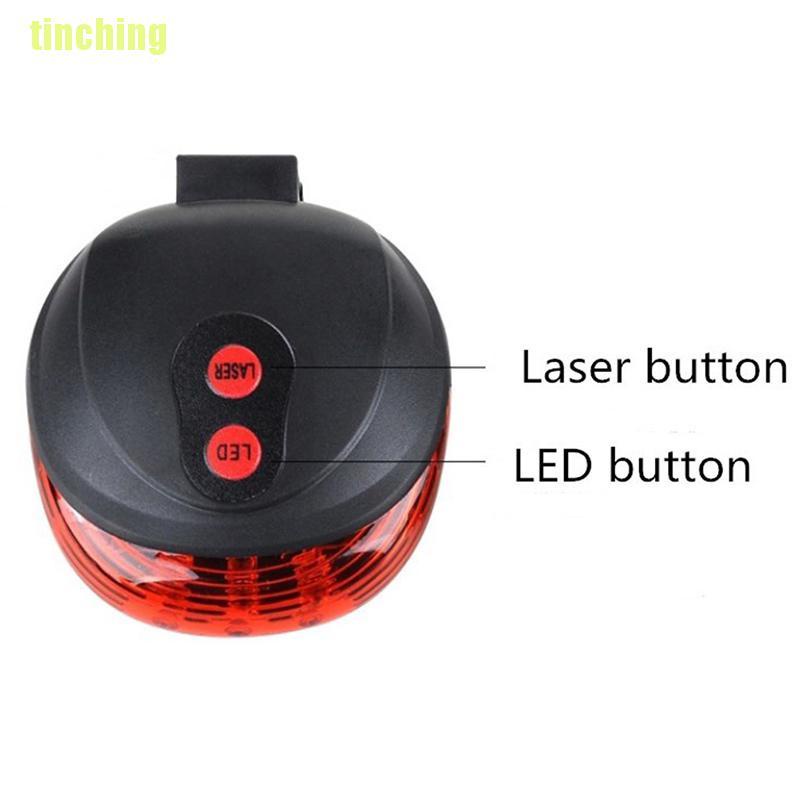 Đèn Led Cảnh Báo An Toàn Phía Sau Xe Đạp 2 + 5