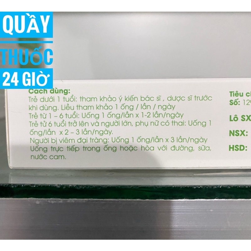 Bào tử lợi khuẩn Organic 100 Organic100 men vi sinh giúp ăn ngon, tăng cường tiêu hóa, giảm tiêu chảy, táo bón, đầy hơi