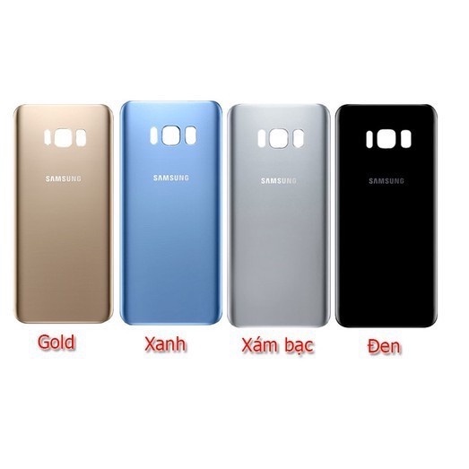 Nắp lưng thay thế cho điện thoại Samsung Galaxy S8, S8 Plus S8+ Hàng loại Sịn