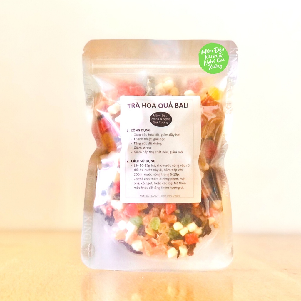 Trà hoa quả Bali loại ngon sạch bổ dưỡng hỗ trợ giảm cân đẹp da 100gr