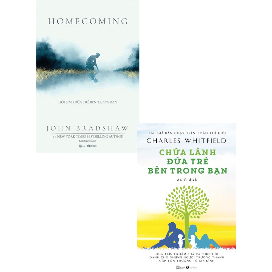 Sách - Combo 2 Cuốn: Homecoming - Hồi Sinh Đứa Trẻ Bên Trong Bạn + Chữa Lành Đứa Trẻ Bên Trong Bạn