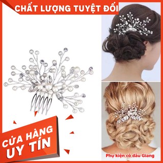 <TP>Phụ kiện cưới Giang - cài tóc - cài tóc cô dâu phụ kiện bà sui