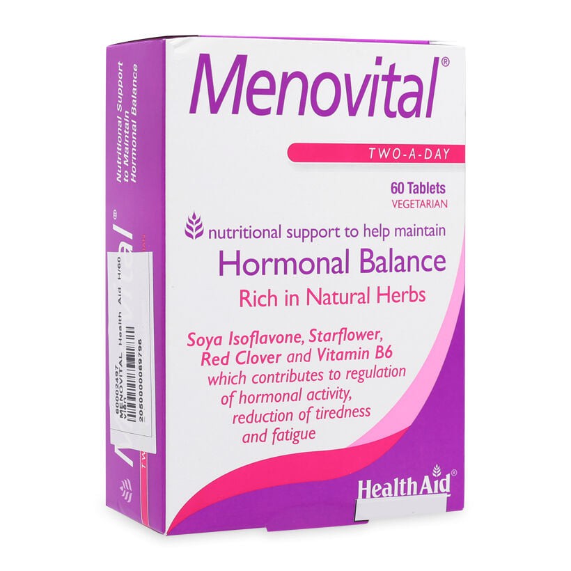 Viên Uống Bổ Sung Nội Tiết- Đẹp Da MENOVITAL HEALTHAID (Hộp 60 viên)