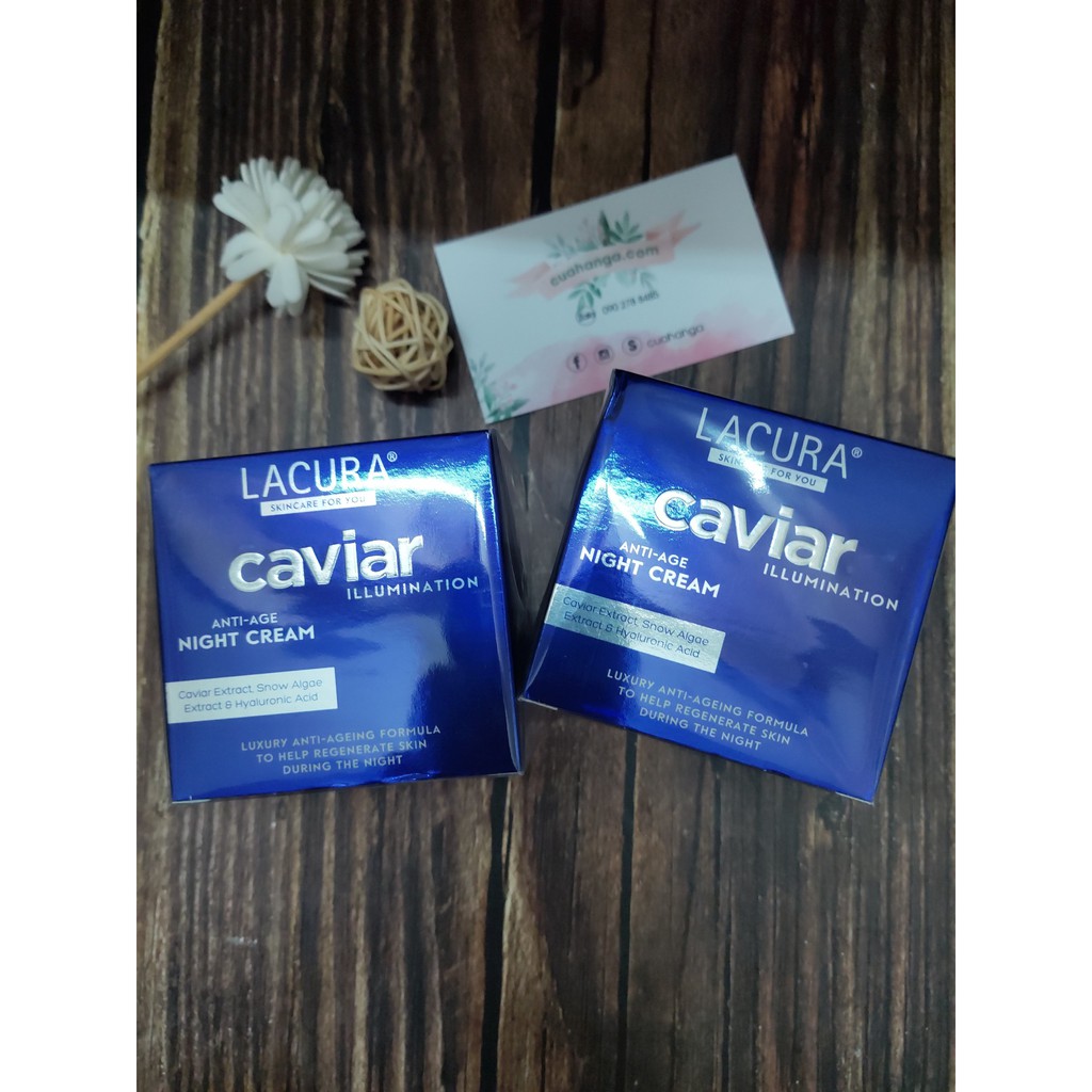 KEM CHĂM SÓC DA CHỐNG LÃO HÓA LACURA CAVIAR