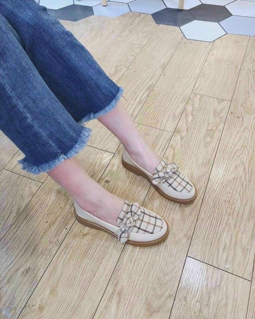 Giày nơ thỏ 2 màu siêu xinh | BigBuy360 - bigbuy360.vn