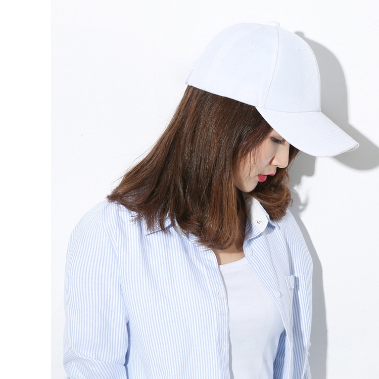 Mũ, Nón Lưỡi Trai Nam Nữ Trơn 2 Màu Đen, Trắng Basic Phong Cách Hàn Quốc form unisex nam nữ Thoitrangmoon