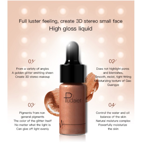 (New) Kem Bắt Sáng Pudaier Highlighter Liquid Hàng Nội Địa Trung