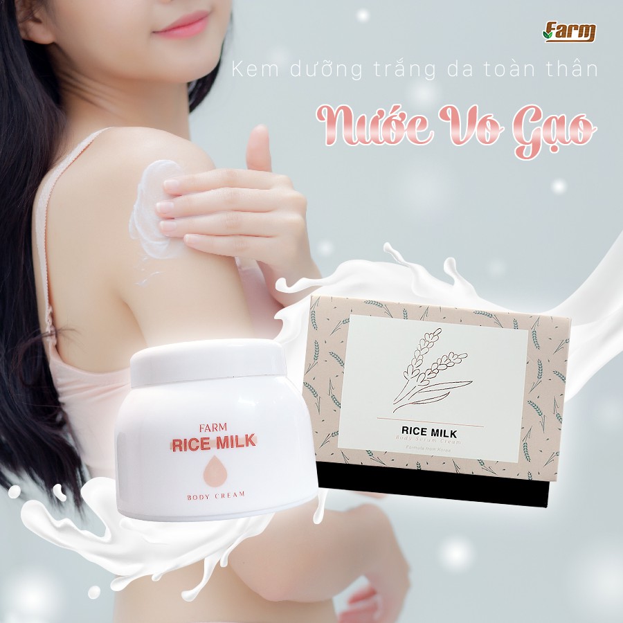 Kem Dưỡng Truyền Trắng Toàn Thân Nước Vo Gạo - Tặng Sữa Tắm Vàng Cathy Choo 24k | BigBuy360 - bigbuy360.vn