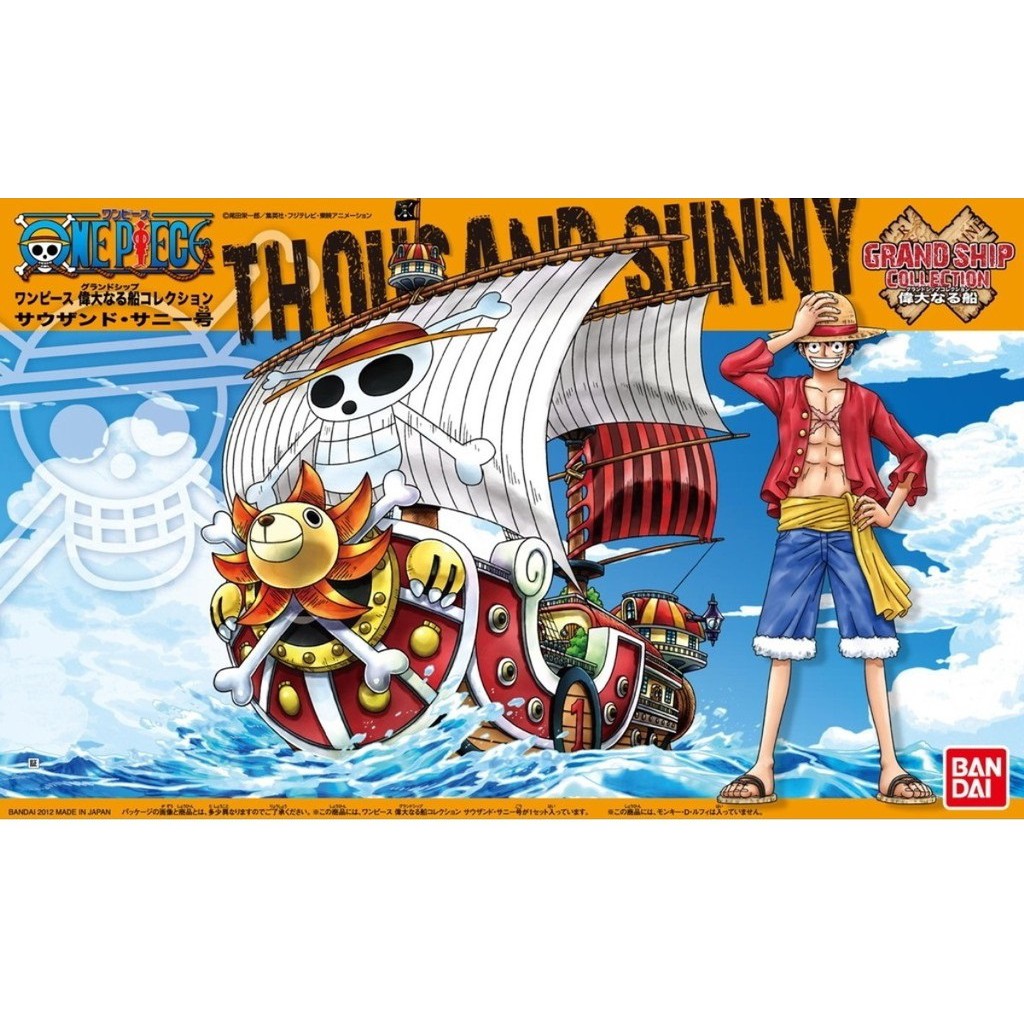 Mô Hình Lắp Ráp THOUSAND SUNNY ONE PIECE Tàu Thuyền Bandai Đồ Chơi Lắp Ráp Anime Nhật