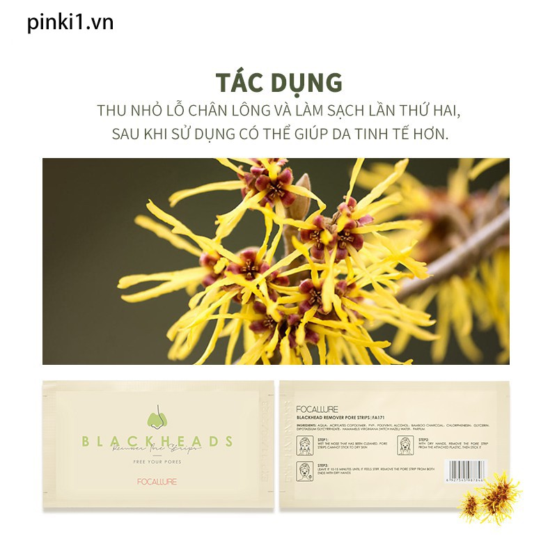 (Hàng Mới Về) Mặt Nạ Lột Mụn Đầu Đen Làm Sạch Sâu Thương Hiệu Focallure 2.2g | BigBuy360 - bigbuy360.vn