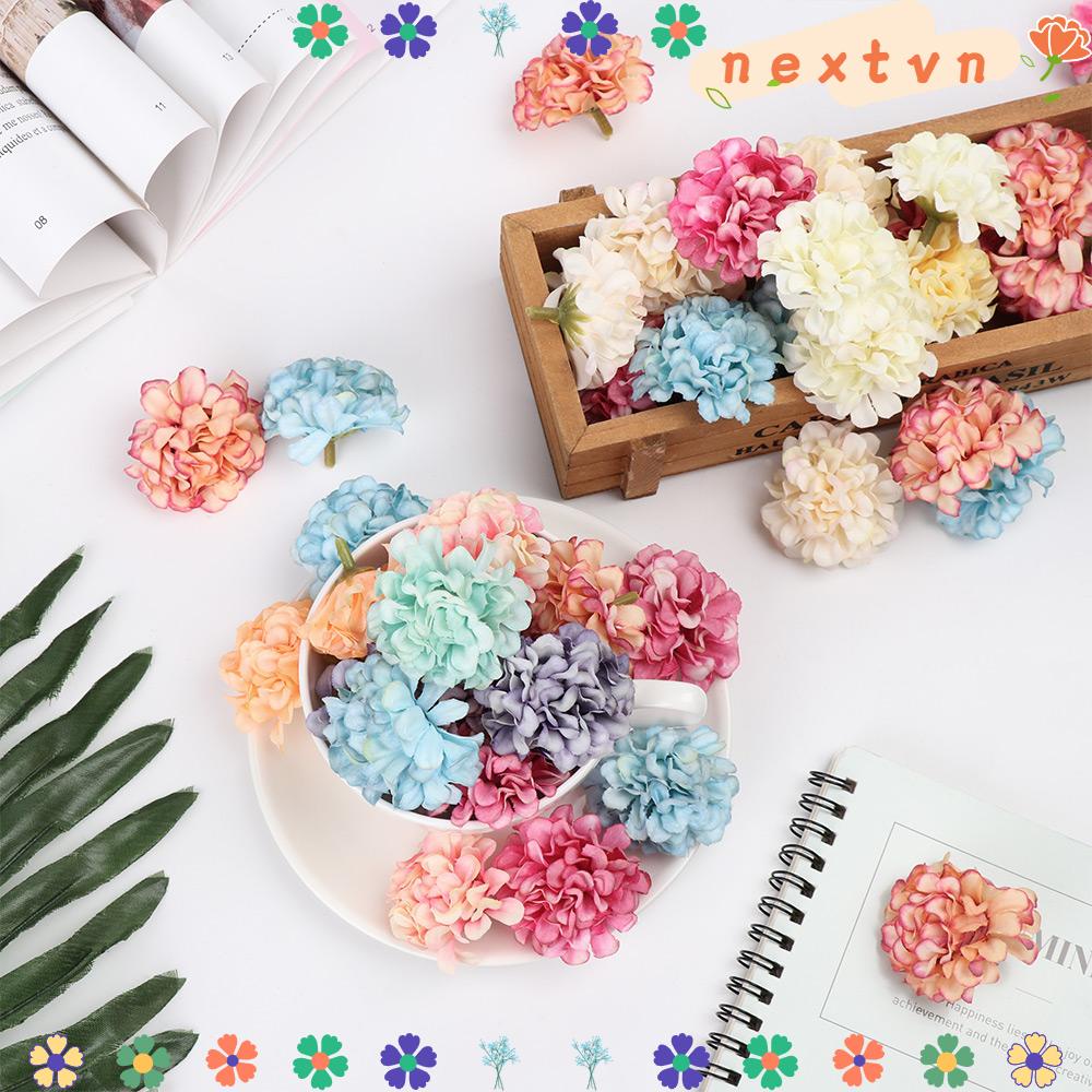 Set 10 hoa cẩm tú cầu nhân tạo trang trí cho tiệc cưới