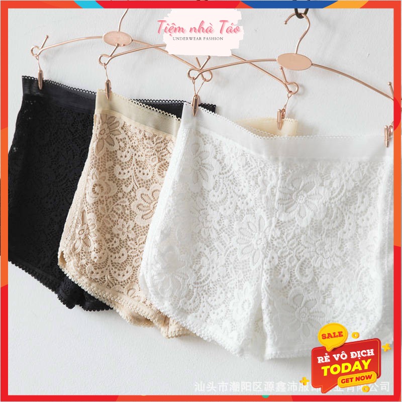 Quần Váy Ren Hoa Cúc Thoáng Mát Nâng Mông- QV 04 Tiệm Nhà Táo