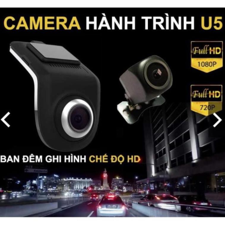 Camera Hành Trình Trước Và Sau USB U5 xe hơi tích hợp màn hình DVD Android