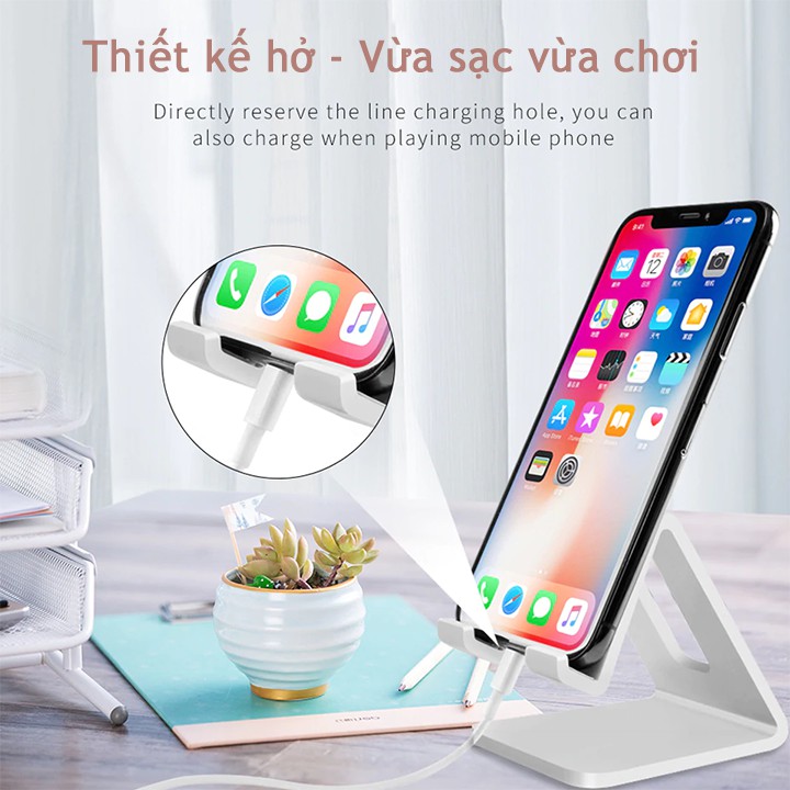 Giá Đỡ Điện Thoại Máy Tính Bảng Nhựa Chịu Lực WF-05 Chắc Chắn - Giá Đỡ Kẹp Điện Thoại Ipad Nhỏ Gọn