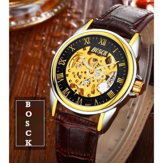 ĐỒNG HỒ NAM BOSCK AUTOMATIC - DÂY DA NÂU