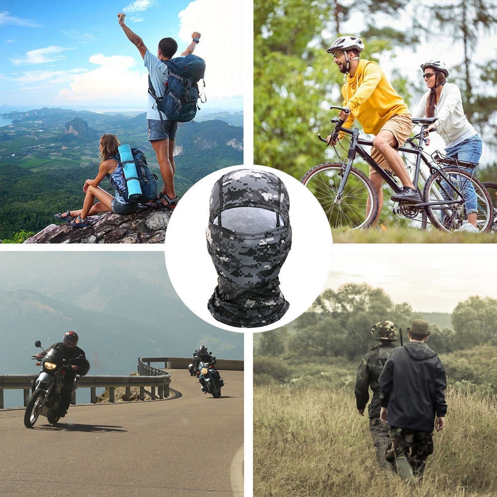 Mũ trùm đầu chống nắng thoáng khí thấm hút mồ hôi tốt thoải mái