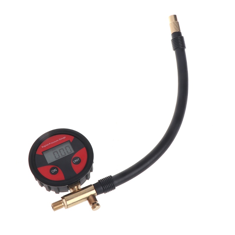 Đồng Hồ Đo Áp Suất Lốp Xe 0-200PSI Màn Hình LCD Kỹ Thuật Số