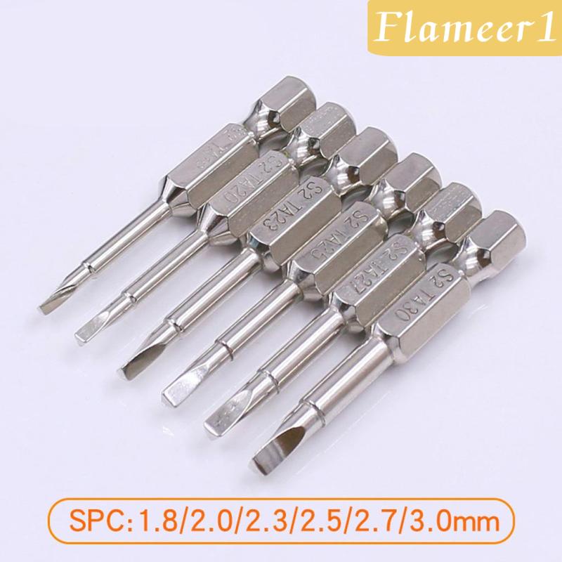 Bộ 6 Đầu Tua Vít Tam Giác 1 / 4 &quot;50mm Chuyên Dụng Cho Sửa Chữa Đồ Chơi
