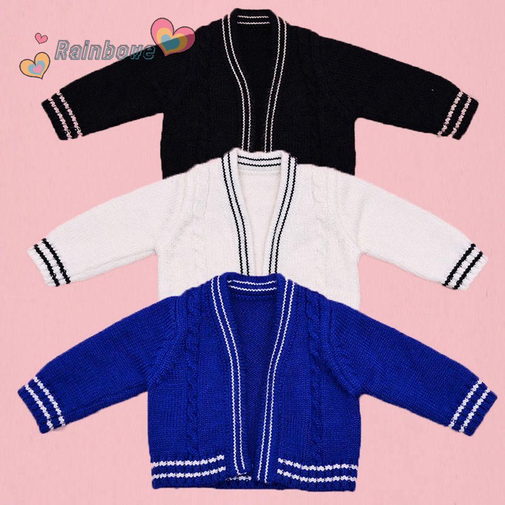 Áo Sweater Dệt Kim Thủ Công Nhiều Màu Sắc Xinh Xắn Dành Cho Bé
