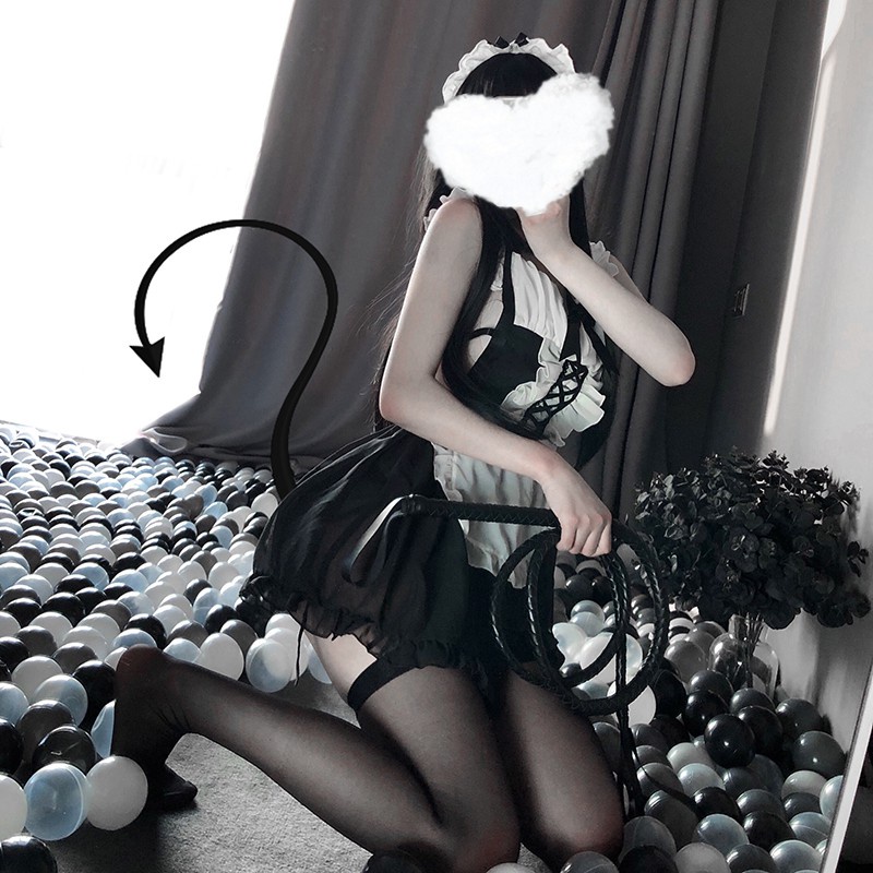 Đồ ngủ cosplay sexy nàng hầu gái cao cấp nơ ngực gợi cảm 5149