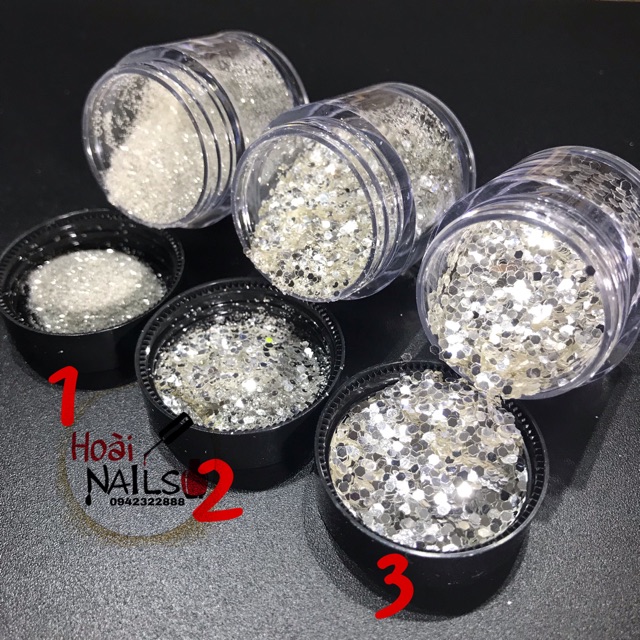 Nhũ bạc siêu sáng - Phụ kiện Nail Giá Rẻ