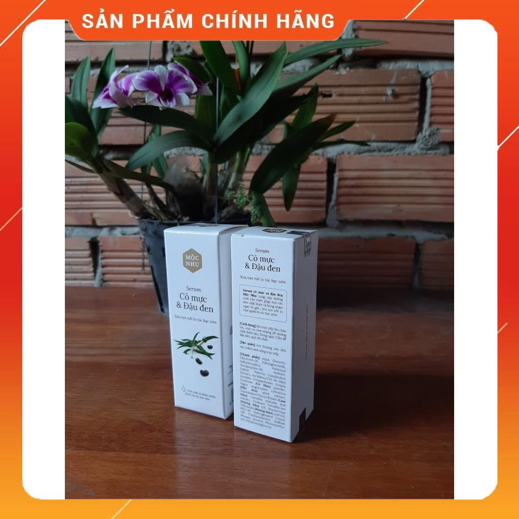 [CHÍNH HÃNG] Serum Cỏ Mực Đậu Đen ⚡️MUA KÈM DEAL SỐC⚡️ Mộc Nhu [Combo 2 Chai 30ml] Phủ Đen Tóc Từ Chân 30ml | BigBuy360 - bigbuy360.vn