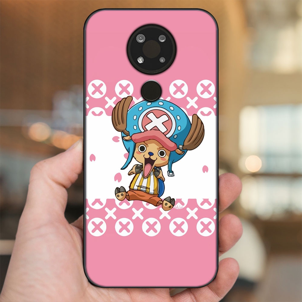 Ốp lưng Nokia 3.4 viền đen in hình Chopper One Piece Đảo Hải Tặc