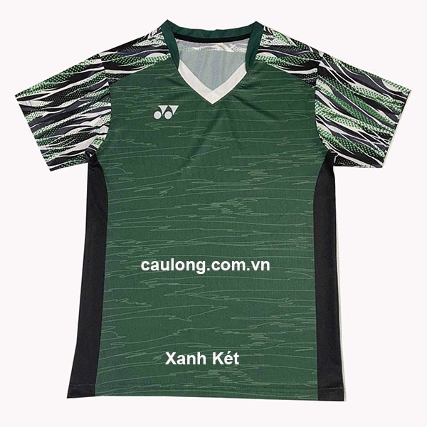Áo Cầu Lông Nam Nữ Cổ Tròn Yonex 7857 Xanh Két