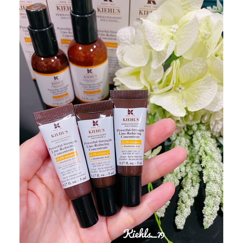 Tinh chất Vitamin C  Kiehl’s Powerful-Strength Line-Reducing Concentrate serum