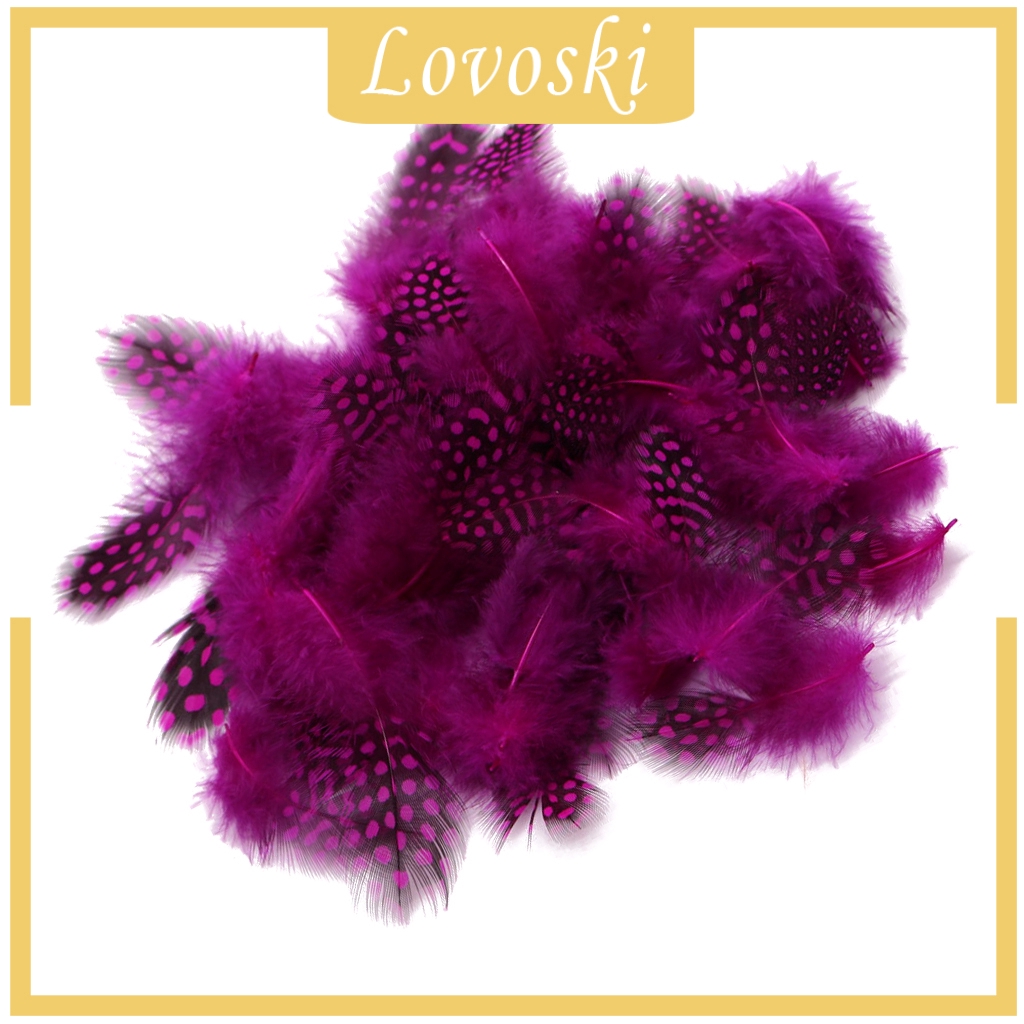 [Lovoski] 50 Lông Gà Nhuộm Màu Thủ Công DIY