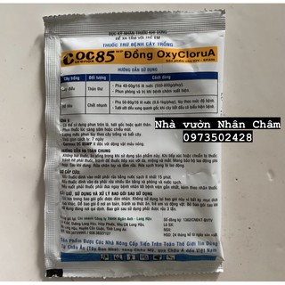 Trừ nấm diệt vi khuẩn COC 85 WP