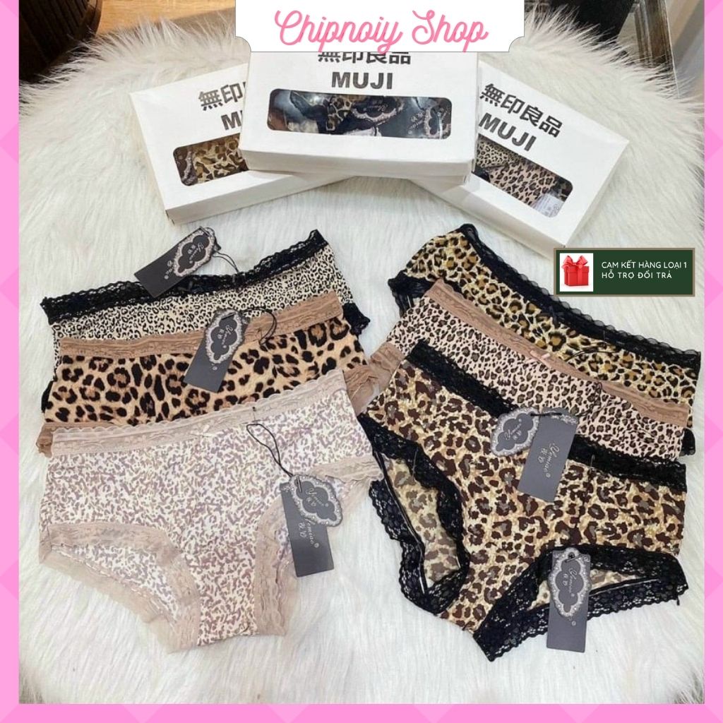 Quần lót nữ cao cấp họa tiết báo QLN021 đẹp lạ mắt hàng có sẵn tại CHIPNOIY SHOP