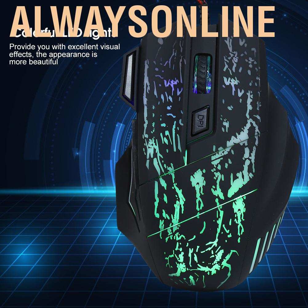 Chuột Chơi Game Có Dây Alwaysonline K1012B