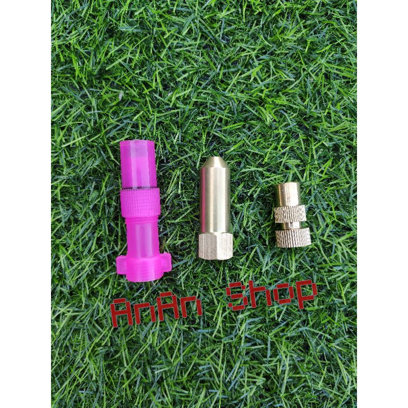 Đầu phun thẳng các loại cho máy bơm mini 12V, bình thuốc sâu ...
