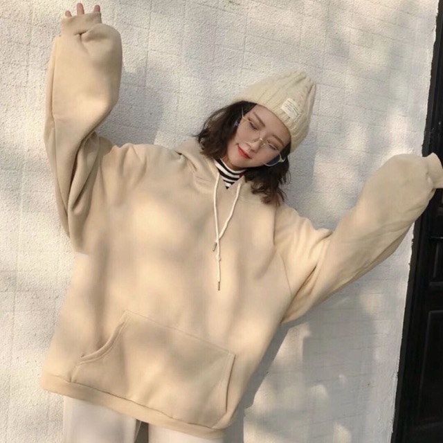 Áo HOODIE BASIC Màu Tan UNISEX