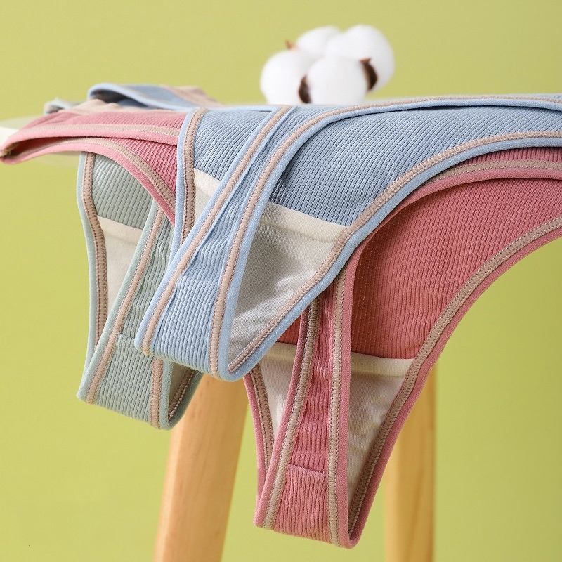 AOFEIQIKE AOFEIQIKE Quần Lót Cotton Không Đường May Kháng Khuẩn Thoải Mái Cho Nữ